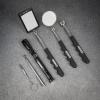 imageNEIKO 20736A 6 Piece Set Magnetic Tool ampamp Telescoping Mirror Set Adjustable Telescoping Magnetic Pickup Tool Flashlight 15lb Retriever Tool 360 Swivel Magnet Mirror Magnetic Tools for MechanicPick Up Tool