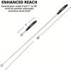 imageNEIKO 20736A 6 Piece Set Magnetic Tool ampamp Telescoping Mirror Set Adjustable Telescoping Magnetic Pickup Tool Flashlight 15lb Retriever Tool 360 Swivel Magnet Mirror Magnetic Tools for MechanicPick Up Tool