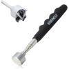 imageNEIKO 20736A 6 Piece Set Magnetic Tool ampamp Telescoping Mirror Set Adjustable Telescoping Magnetic Pickup Tool Flashlight 15lb Retriever Tool 360 Swivel Magnet Mirror Magnetic Tools for MechanicPick Up Tool