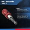 imageNEIKO 20753A Keyless Drill Chuck for Impact Driver Chuck Conversion Adapter 14 Hex Shank Convert Cordless Screwdrivers into Power Drills in Seconds For RoundShank Drill Bits No Keys NeededBit Holder