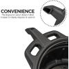 imageNEIKO 20762A Oil Drain Pan  Black Plastic Anti Splash  Motor Oil Drip Catcher Pan  2 Gallon 8L CapacityOil Drain Pan