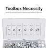 imageNEIKO 407 Rubber ORing Assortment Kit BunaN Gasket Sealing Rings and Replacement ORings 32 SAE Sizes 407Piece KitNut