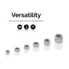imageNEIKO 407 Rubber ORing Assortment Kit BunaN Gasket Sealing Rings and Replacement ORings 32 SAE Sizes 407Piece KitNut