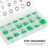 imageNEIKO 407 Rubber ORing Assortment Kit BunaN Gasket Sealing Rings and Replacement ORings 32 SAE Sizes 407Piece KitORing