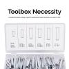 imageNEIKO 407 Rubber ORing Assortment Kit BunaN Gasket Sealing Rings and Replacement ORings 32 SAE Sizes 407Piece KitPin
