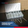 imageNEIKO 407 Rubber ORing Assortment Kit BunaN Gasket Sealing Rings and Replacement ORings 32 SAE Sizes 407Piece KitPin