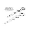 imageNEIKO 407 Rubber ORing Assortment Kit BunaN Gasket Sealing Rings and Replacement ORings 32 SAE Sizes 407Piece KitWasher