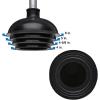 imageNEIKO 60168A Toilet Plunger Set 4 Piece Bonus Mini Sink ampamp Drain Plunger Toilet Bowl Brush ampamp Caddy Patented AllAngle Design Telescopic Aluminum Handle Bathroom Toilet Brush and Plunger SetPlunger