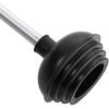 imageNEIKO 60168A Toilet Plunger Set 4 Piece Bonus Mini Sink ampamp Drain Plunger Toilet Bowl Brush ampamp Caddy Patented AllAngle Design Telescopic Aluminum Handle Bathroom Toilet Brush and Plunger SetPlunger