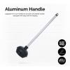 imageNEIKO 60168A Toilet Plunger Set 4 Piece Bonus Mini Sink ampamp Drain Plunger Toilet Bowl Brush ampamp Caddy Patented AllAngle Design Telescopic Aluminum Handle Bathroom Toilet Brush and Plunger SetPlunger