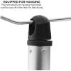 imageNEIKO 60168A Toilet Plunger Set 4 Piece Bonus Mini Sink ampamp Drain Plunger Toilet Bowl Brush ampamp Caddy Patented AllAngle Design Telescopic Aluminum Handle Bathroom Toilet Brush and Plunger SetPlunger