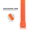 imageNeiko 02846A 1 LB Dead Blow Hammer Neon Orange I Unibody Molded  Checkered Grip  Spark and Rebound Resistant1 Pound