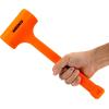 imageNeiko 02846A 1 LB Dead Blow Hammer Neon Orange I Unibody Molded  Checkered Grip  Spark and Rebound Resistant3 Piece Set