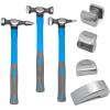 imageNeiko 20596B Auto Trim Panel Removal Tool Set with Soft Grip 5 PieceDrop Forged Hammer  Dolly Set