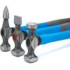 imageNeiko 20596B Auto Trim Panel Removal Tool Set with Soft Grip 5 PieceDrop Forged Hammer  Dolly Set