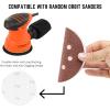 imageNeiko 30267A FlexibleEdge HookandLoop PU Backing Pad for DA Sander Polisher Buffer 6 Inches by 516 Inches 24 ThreadAbrasive
