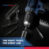 imageNeiko 30275A Impact Wrench Adapter for RatchetWrench Drivers 12InchDrive Female to 14Inch Hex Converter QuickChange Chuck CrMo SteelHex to Square DR