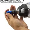 imageNeiko 30275A Impact Wrench Adapter for RatchetWrench Drivers 12InchDrive Female to 14Inch Hex Converter QuickChange Chuck CrMo SteelSquare DR to Bit Holder