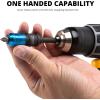 imageNeiko 30275A Impact Wrench Adapter for RatchetWrench Drivers 12InchDrive Female to 14Inch Hex Converter QuickChange Chuck CrMo SteelSquare DR to Bit Holder