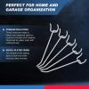 imageNeiko 53100A 4 Inch Heavy Duty Pegboard Hooks Kit 50 Pack 18quot Peg Hooks for 1 Spaced Pegboards Utility Hooks for Wall Organizing in Home or Garage4 Pegboard Hooks