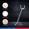 imageNeiko 53100A 4 Inch Heavy Duty Pegboard Hooks Kit 50 Pack 18quot Peg Hooks for 1 Spaced Pegboards Utility Hooks for Wall Organizing in Home or Garage4 Pegboard Hooks