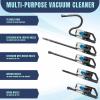 imageNeiko 53730A Portable Car Vacuum Cleaner Wet Dry Wet Vacuum Cleaner for Car or Vehicle High Power and Small Vacuum for Car Detailing 12V Car Vacuum by DC Power Works Best for Automotive or Boat