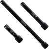 imageNEIKO 00295A 38quot Drive Locking Extension Bar Set 3 Piece 3quot 6quot 10quot Remove Sockets and Sparkplugs CrV SilverImpact Extension