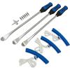 imageNEIKO 20601A 145 Steel Tire Spoons Tool Set Tire Tools Include 3 Piece Tire Spoons 3 Piece Rim Protector Valve Tool 6 Piece Valve Cores Motorcycle Tire Changer Dirt Bike Tire LeversTire Spoon Set  13 Piece
