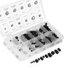 imageNEIKO 407 Rubber ORing Assortment Kit BunaN Gasket Sealing Rings and Replacement ORings 32 SAE Sizes 407Piece KitSet Screw
