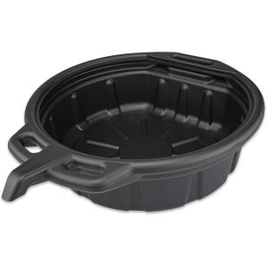 imageNEIKO 20762A Oil Drain Pan  Black Plastic Anti Splash  Motor Oil Drip Catcher Pan  2 Gallon 8L CapacityOil Drain Pan