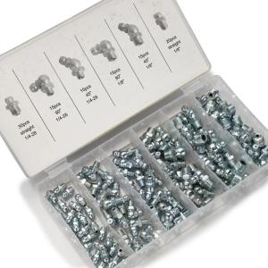 imageNEIKO 407 Rubber ORing Assortment Kit BunaN Gasket Sealing Rings and Replacement ORings 32 SAE Sizes 407Piece KitGrease Zerk