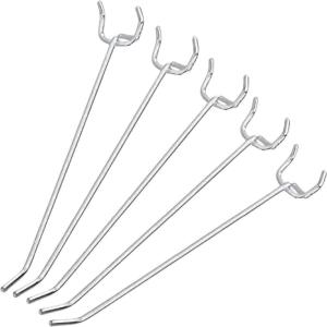 imageNeiko 53100A 4 Inch Heavy Duty Pegboard Hooks Kit 50 Pack 18quot Peg Hooks for 1 Spaced Pegboards Utility Hooks for Wall Organizing in Home or Garage6 Pegboard Hooks