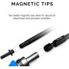 imageNEIKO 01149A Torx Head Drill Bit Set 11Piece Sizes TT6 to TT40  Tamperproof Magnetic Torx Bits  3 Quick Release Shanks  Premium S2 Steel  Compatible with Power Drills and Impact DriversHex Bit