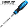 imageNEIKO 01149A Torx Head Drill Bit Set 11Piece Sizes TT6 to TT40  Tamperproof Magnetic Torx Bits  3 Quick Release Shanks  Premium S2 Steel  Compatible with Power Drills and Impact DriversScrewdriver Bit