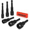 imageNEIKO 01149A Torx Head Drill Bit Set 11Piece Sizes TT6 to TT40  Tamperproof Magnetic Torx Bits  3 Quick Release Shanks  Premium S2 Steel  Compatible with Power Drills and Impact DriversNut Driver Bit