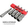 imageNEIKO 01149A Torx Head Drill Bit Set 11Piece Sizes TT6 to TT40  Tamperproof Magnetic Torx Bits  3 Quick Release Shanks  Premium S2 Steel  Compatible with Power Drills and Impact DriversNut Driver Bit