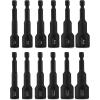 imageNEIKO 01149A Torx Head Drill Bit Set 11Piece Sizes TT6 to TT40  Tamperproof Magnetic Torx Bits  3 Quick Release Shanks  Premium S2 Steel  Compatible with Power Drills and Impact DriversNut Driver Bit