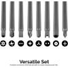 imageNEIKO 01149A Torx Head Drill Bit Set 11Piece Sizes TT6 to TT40  Tamperproof Magnetic Torx Bits  3 Quick Release Shanks  Premium S2 Steel  Compatible with Power Drills and Impact DriversScrewdriver Bit
