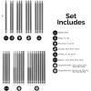 imageNEIKO 01149A Torx Head Drill Bit Set 11Piece Sizes TT6 to TT40  Tamperproof Magnetic Torx Bits  3 Quick Release Shanks  Premium S2 Steel  Compatible with Power Drills and Impact DriversScrewdriver Bit