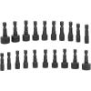 imageNEIKO 01149A Torx Head Drill Bit Set 11Piece Sizes TT6 to TT40  Tamperproof Magnetic Torx Bits  3 Quick Release Shanks  Premium S2 Steel  Compatible with Power Drills and Impact DriversNut Driver Bit