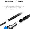 imageNEIKO 01149A Torx Head Drill Bit Set 11Piece Sizes TT6 to TT40  Tamperproof Magnetic Torx Bits  3 Quick Release Shanks  Premium S2 Steel  Compatible with Power Drills and Impact DriversHex Bit