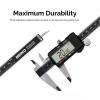 imageNEIKO 01407A Electronic Digital Caliper Measuring Tool 06 Inches Stainless Steel Construction with Large LCD Screen Quick Change Button for Inch Fraction Millimeter Conversions Digital Caliper Measurement ToolStainless Steel