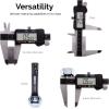 imageNEIKO 01407A Electronic Digital Caliper Measuring Tool 06 Inches Stainless Steel Construction with Large LCD Screen Quick Change Button for Inch Fraction Millimeter Conversions Digital Caliper Measurement ToolStainless Steel
