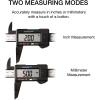 imageNEIKO 01407A Electronic Digital Caliper Measuring Tool 06 Inches Stainless Steel Construction with Large LCD Screen Quick Change Button for Inch Fraction Millimeter Conversions Digital Caliper Measurement ToolPlastic