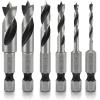 imageNEIKO 10059A Combination Drill and Tap Bit Set with Quick Change Adapter 13 Piece SAE 632NC to 1420NC and Metric Drill Bit Set M3 to M10 Metric Tap SetStubby