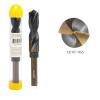 imageNEIKO 10059A Combination Drill and Tap Bit Set with Quick Change Adapter 13 Piece SAE 632NC to 1420NC and Metric Drill Bit Set M3 to M10 Metric Tap SetSilver and Deming