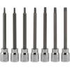 imageNEIKO 10071A 13Piece Torx Bit Socket Set S2 and CrV Steel 14Inch 38Inch and 12Inch Drive 2mm to 14mm Torx Bit Set Torque Bit Set Torx Socket SetTorx
