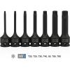 imageNEIKO 10071A 13Piece Torx Bit Socket Set S2 and CrV Steel 14Inch 38Inch and 12Inch Drive 2mm to 14mm Torx Bit Set Torque Bit Set Torx Socket SetTorx