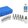 imageNEIKO 10071A 13Piece Torx Bit Socket Set S2 and CrV Steel 14Inch 38Inch and 12Inch Drive 2mm to 14mm Torx Bit Set Torque Bit Set Torx Socket SetTorx