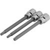 imageNEIKO 10071A 13Piece Torx Bit Socket Set S2 and CrV Steel 14Inch 38Inch and 12Inch Drive 2mm to 14mm Torx Bit Set Torque Bit Set Torx Socket SetTorx